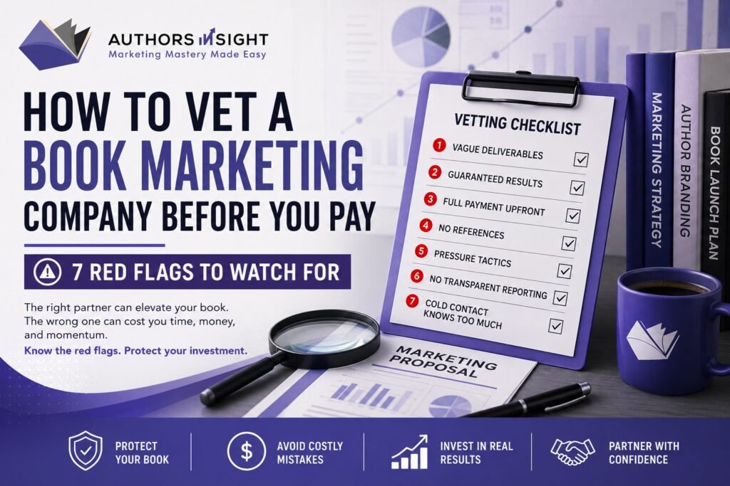 How to Vet a Book Marketing Company Before You Pay (7 Red Flags to Watch For)